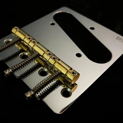 Schroeder TL Tele Straight-Back Bridge for Bigsby - Nickel | Reverb