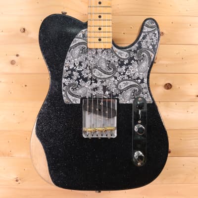Fender Brad Paisley Road Worn Signature Esquire - Black Sparkle image 1