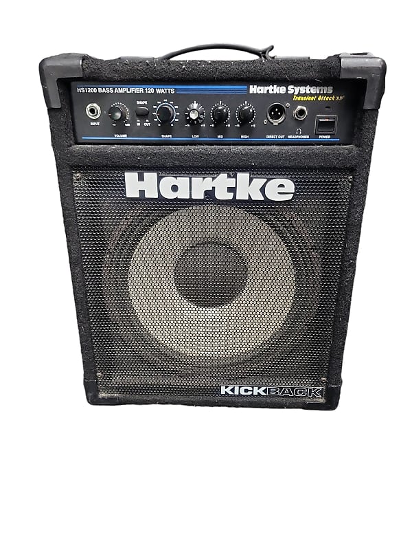Hartke HS1200 Kickback Bass Combo, 120 Watts Reverb