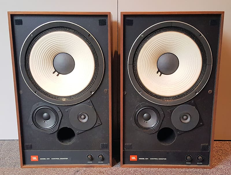 JBL 4311 Control Monitors - Classic Pair of Original Passive
