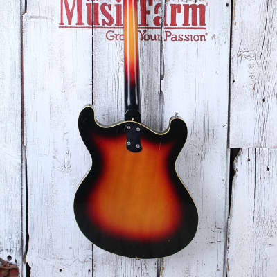Mosrite Vintage 1960's S#0021 Combo Mark X Ventures Style Electric Bass Guitar w Case image 9