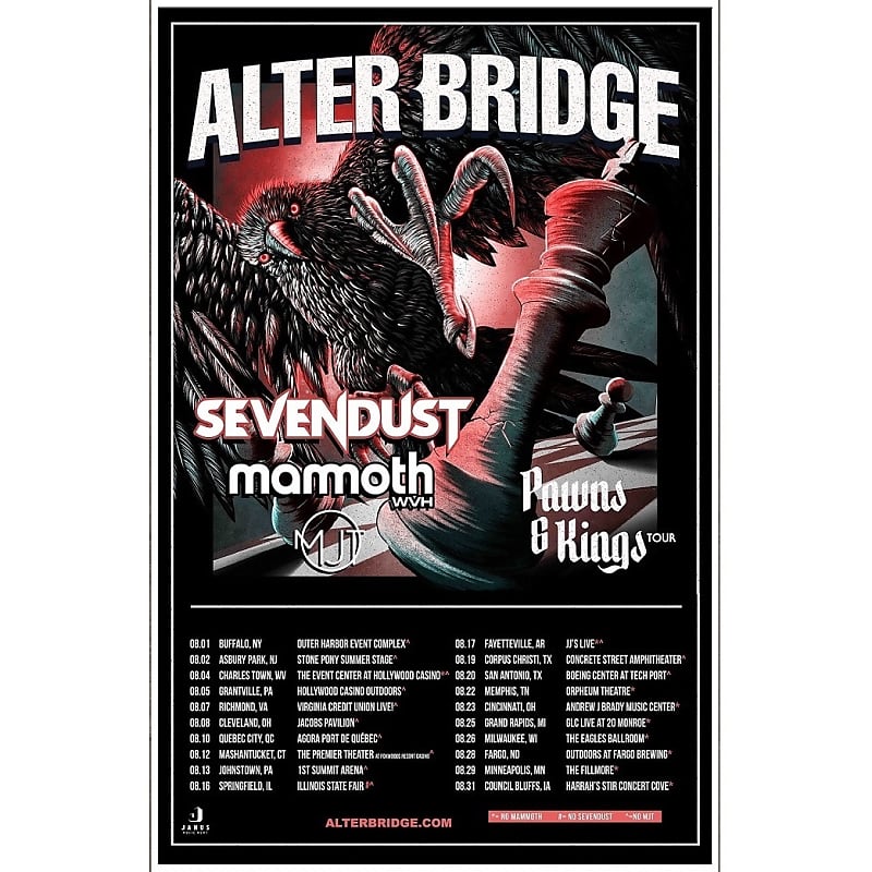 Alter Bridge - Pawns & Kings Tour