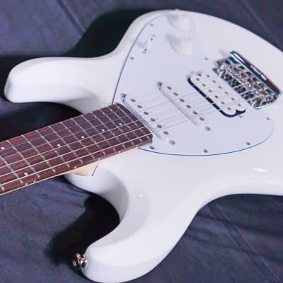 Ernie Ball Musicman Silhouette Special HSS Trem - White - Rosewood Matching Headstock - White for sale