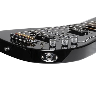 Stagg Electric Bass Guitar Silveray Series "P" Model - SVY P-FUNK BLK image 7