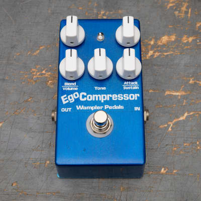 Wampler Ego Compressor Early V1 2010 Blue Free Shipping | Reverb