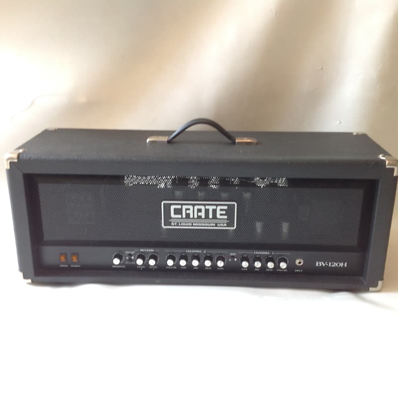 Crate Blue Voodoo 120H 6L6 Tube Amp Head Reverb