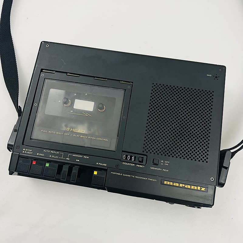 Marantz PMD221 ThreeHead Portable Field Cassette Reverb Canada
