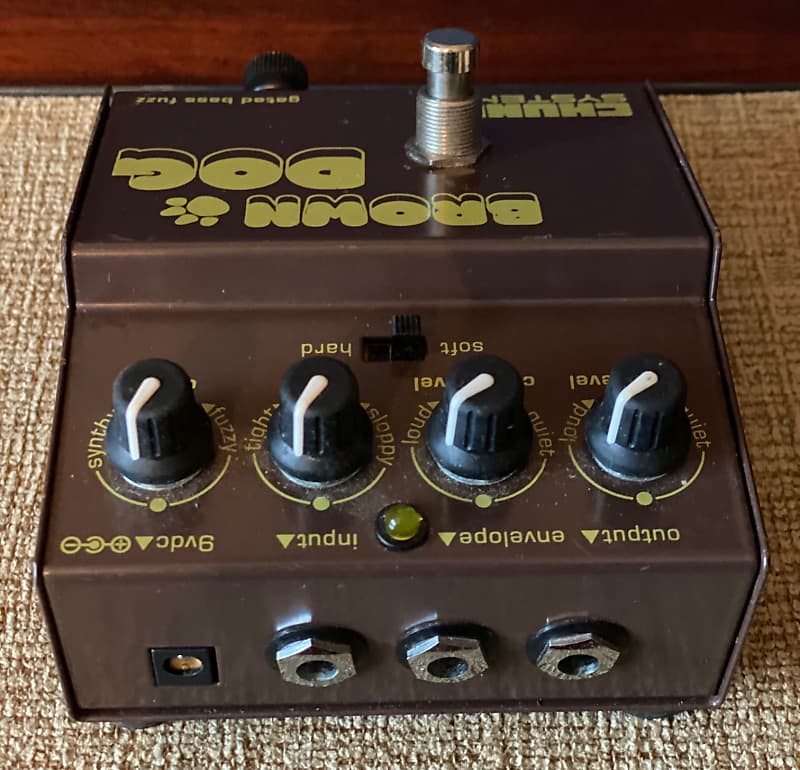 Chunk Systems Brown Dog Gated Bass Fuzz 2000's - Brown and Yellow