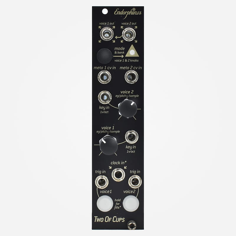 Endorphin.es TWO OF CUPS Eurorack Dual VC Sampler Module image 1