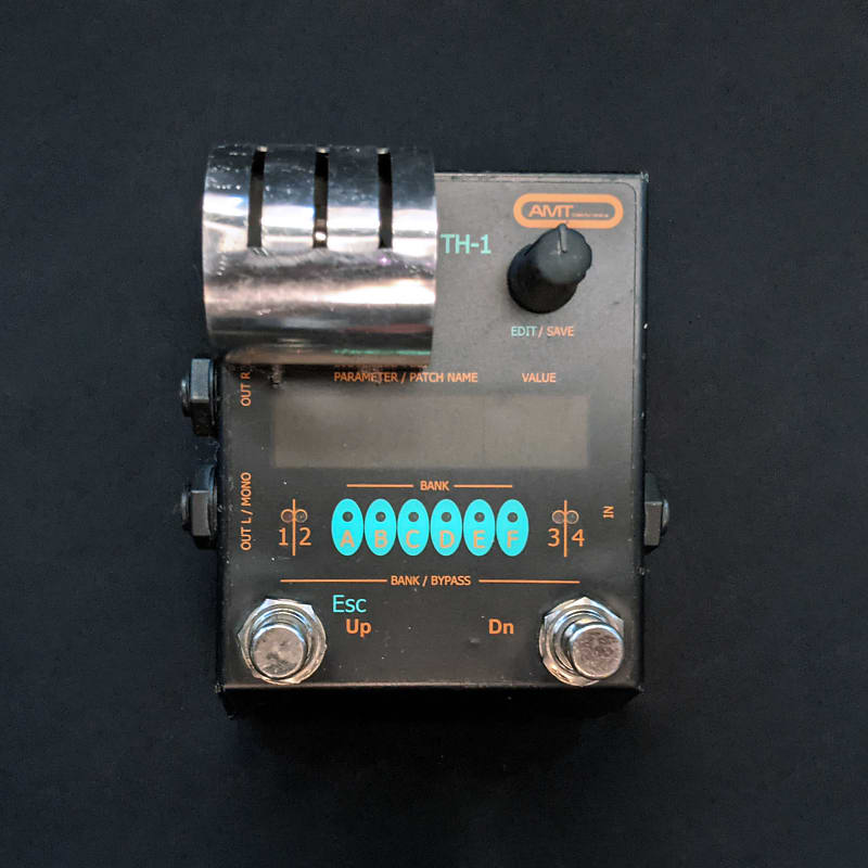AMT Electronics TH-1 Tube Hall⚡SERVICED⚡RARE Analog-Digital DSP tube Reverb guitar pedal image 1