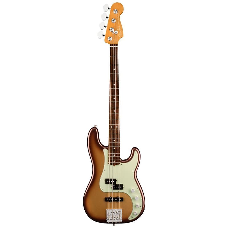 Fender American Ultra Precision 4-String Right-Handed Bass Guitar with Maple Neck and Rosewood Fingerboard (Mocha Burst) image 1