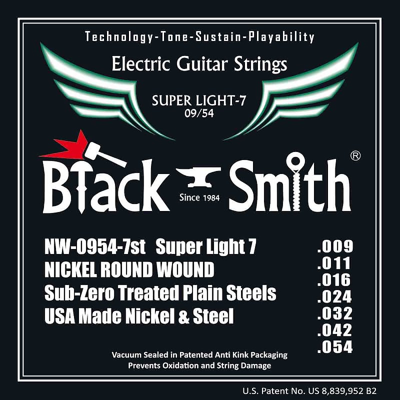 Black Smith NW0954-7 - Jeu Cordes électriques 7c 9-54 image 1