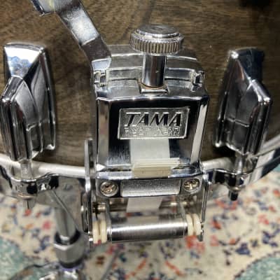 Tama - 14x8" Super Star Snare Drum, Cast Hoops 1980's - Refinished, Grey image 9