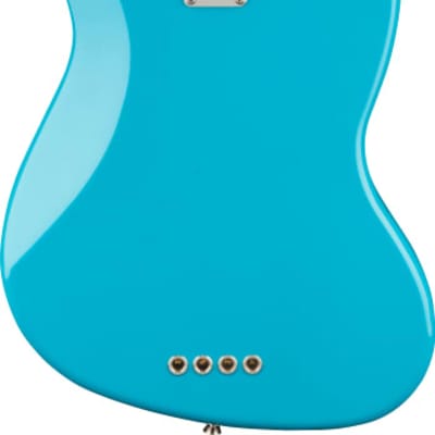 Fender American Professional II Jazz Bass Left-Handed Maple Fingerboard, Miami Blue image 3