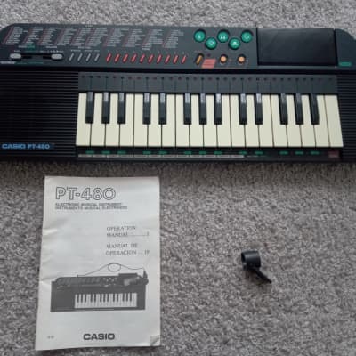 【良品】1980年代　CASIO PT-480 電子ピアノ　箱付　ボイスチェンジ 良品】1980年代 CASIO PT-480 電子ピアノ 箱付 ボイスチェンジ