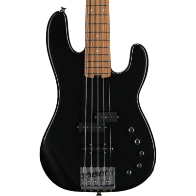 Charvel Pro-Mod San Dimas Bass PJ V Electric Bass, 5-String, Metallic Black for sale
