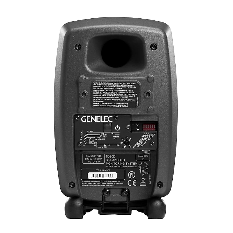Genelec 8020D Active Studio Monitor - Dark Grey image 1