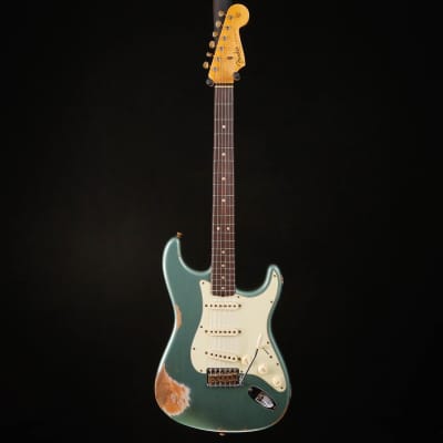 Fender Custom Shop Ltd 63 Stratocaster Heavy Relic Sherwood Green 7lbs 9.8oz image 2