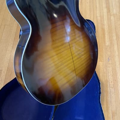 SS Stewart Arch Top 1947? Great Condition Harmony built Similar to the Hank Williams guitar vintage image 12