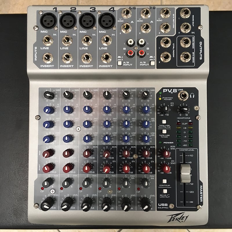 Peavey PV8 USB 8 Channel Mixer image 1