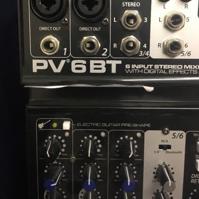 Peavey  PV 6BT Mixer image 2