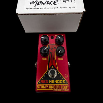 Reverb.com listing, price, conditions, and images for stomp-under-foot-red-menace