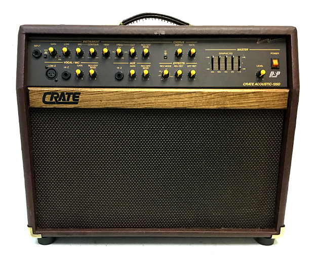 Crate CA125D 125-Watt 2x8" Acoustic Guitar Combo with Tweeter and DSP image 1