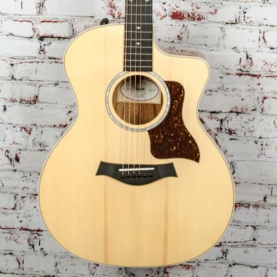 Taylor - 214ce-K Deluxe - Acoustic-Electric Guitar - Layered Koa - Natural - w/ Taylor Deluxe Hardshell Brown Case - USED for sale