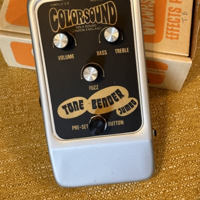 Reverb.com listing, price, conditions, and images for colorsound-jumbo-tonebender