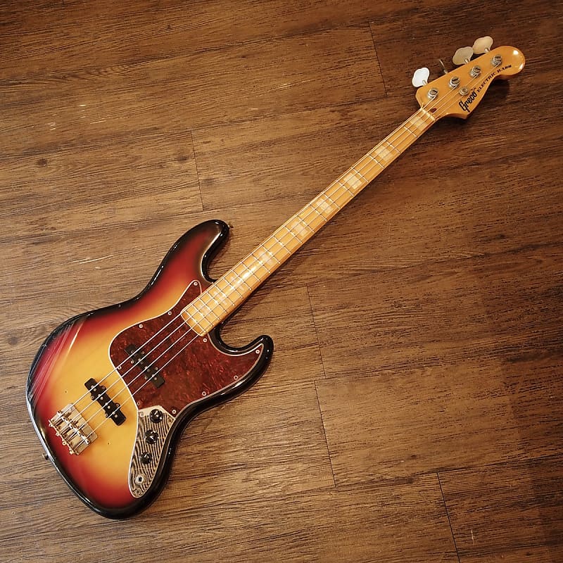 Greco Electric Bass Jazz Bass 1976 Sunburst Japan vintage