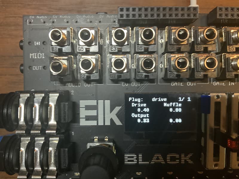 Elk Audio Blackboard plus Pi Hat audio dev kit with Pi 4 2020 Black image 1