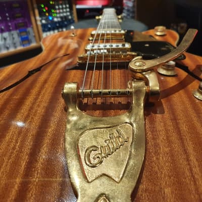 1963 Guild Duane Eddy DE-400 Bigsby Flame Top Signature Vintage American USA Guitar de-500 image 5