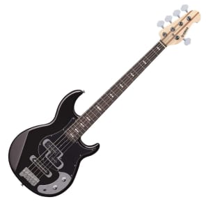 Yamaha BB425X-BL 5-String Bass Black w/ Rosewood Fretboard