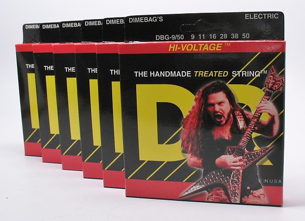 DR DBG-950 Dimebag Darell Signature Nickel-Plated Electric Guitar Strings - Light/Heavy (9-50) image 1