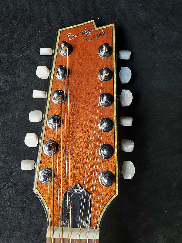 Boulder Creek 12string Guitar, Solitaire ECR1N12 Natural Reverb