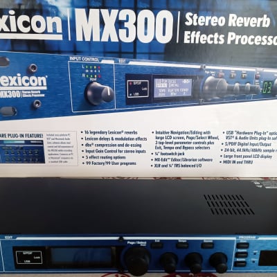 【美品】Lexicon MX300 レキシコン STEREO REVERB Hands-On Review: Lexicon MX300 Stereo Reverb Effects