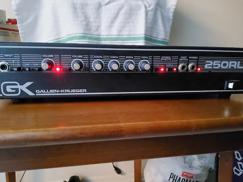 Gallien-Krueger 250RL 80s Black | Reverb