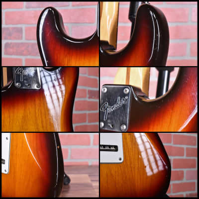 Fender Standard Stratocaster with Rosewood Fretboard Brown Sunburst 1988 w/OHSC image 15