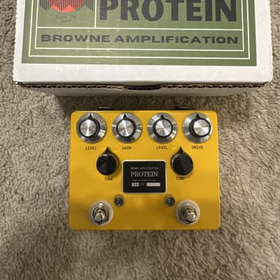 Reverb.com listing, price, conditions, and images for browne-amplification-protein-dual-overdrive