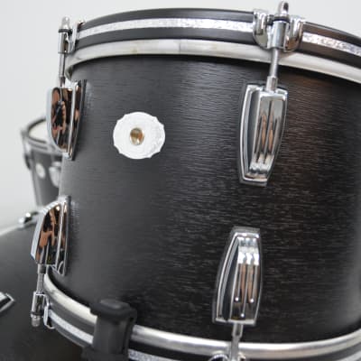 Ludwig Legacy Mahogany "Black Cat" 3pc Drum kit image 4