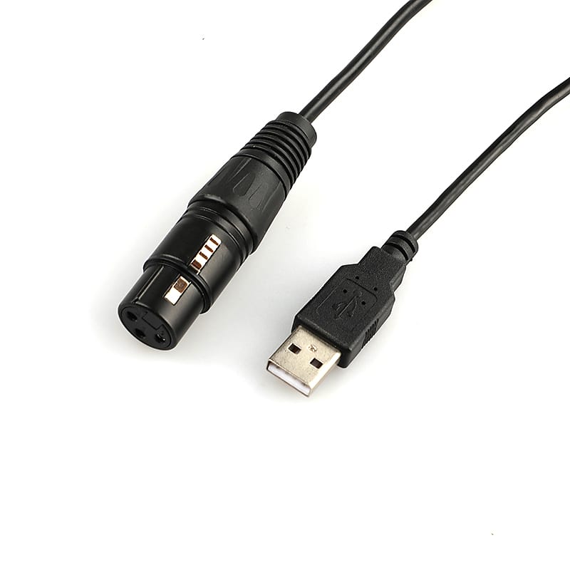 USB To DMX/RDM Cable With Indicator Magnetic Ring Shield USB2.0