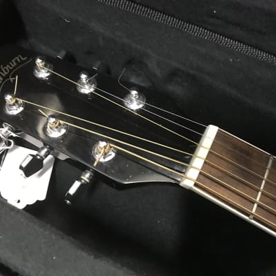 Washburn D-12CE/B Acoustic-Electric Guitar made in Korea 1991 in excellent condition with road runner semi-hard case . image 6