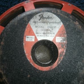 Vintage 1960's JBL D140F 15" 8 OHM Fender Guitar or Bass Amp Orange Speakers! image 5