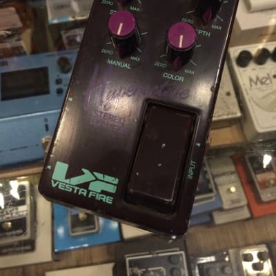 ギター Vesta Fire stereo flanger Vesta Fire Stereo Analog Flanger Rare Vintage Guitar Effect