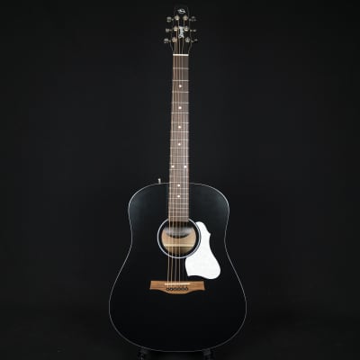 Seagull S6 Classic Solid Cedar Top Acoustic Electric Guitar Blackwashed (048595001978) image 3