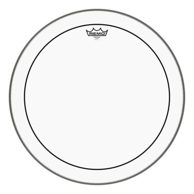 Remo Pinstripe Clear Bass Drumhead - 20-inch image 1