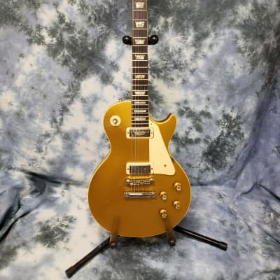Video Demo 1973 Gibson Les Paul Deluxe Goldtop Mini Humbuckers Original Hard Shell Case for sale
