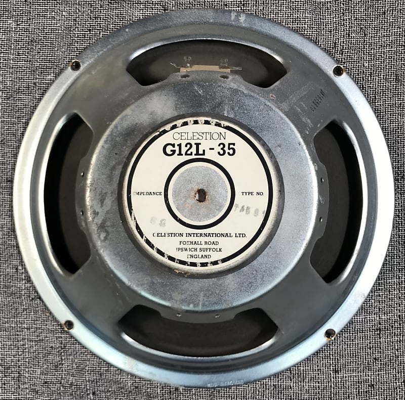 Celestion G12L-35, 12" speaker, late 80's, made in England image 1