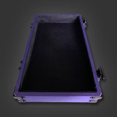 Monorocket 6U 90HP powered Eurorack case in purple Tolex image 4