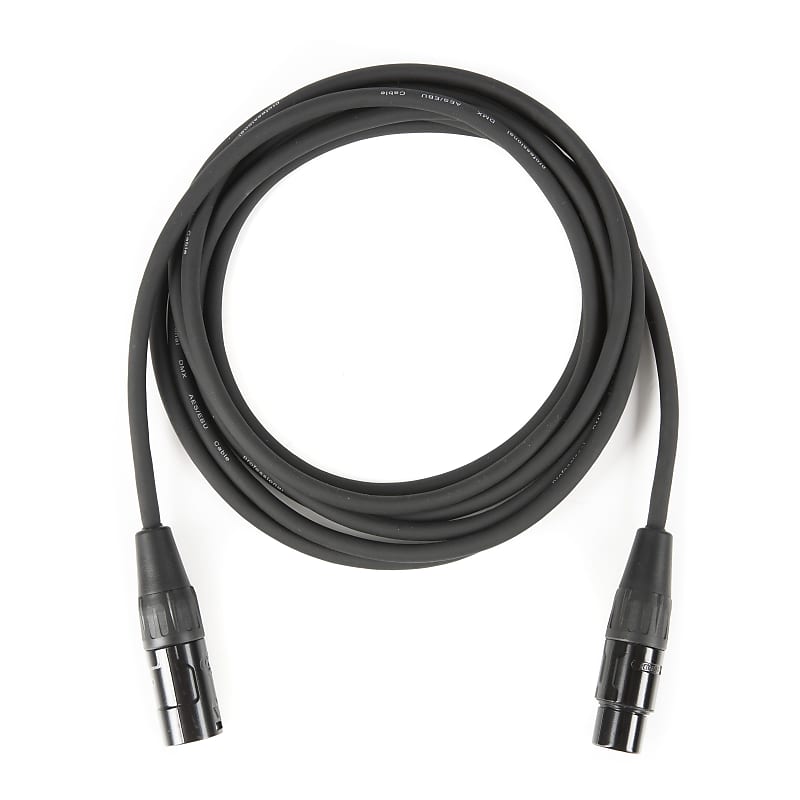 lightmaXX Ultra Series 3-Pin DMX Cable 3m (Black) - DMX Cable | Reverb